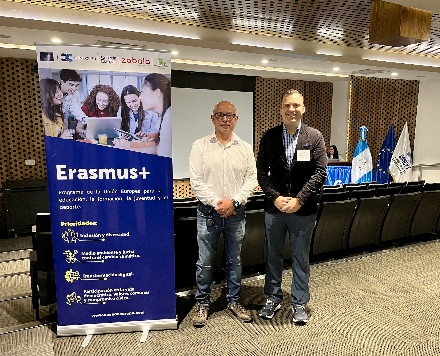 Participación en evento Erasmus+ Guatemala